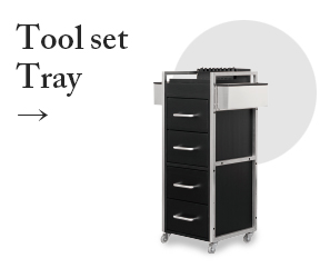 beauty tool set stand